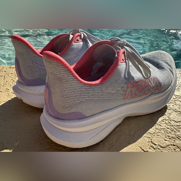 Hoka One One Mach 6 Gray Purple Running Shoes Women’s Size 8.5 B in VGC Clean - Picture 3 of 14